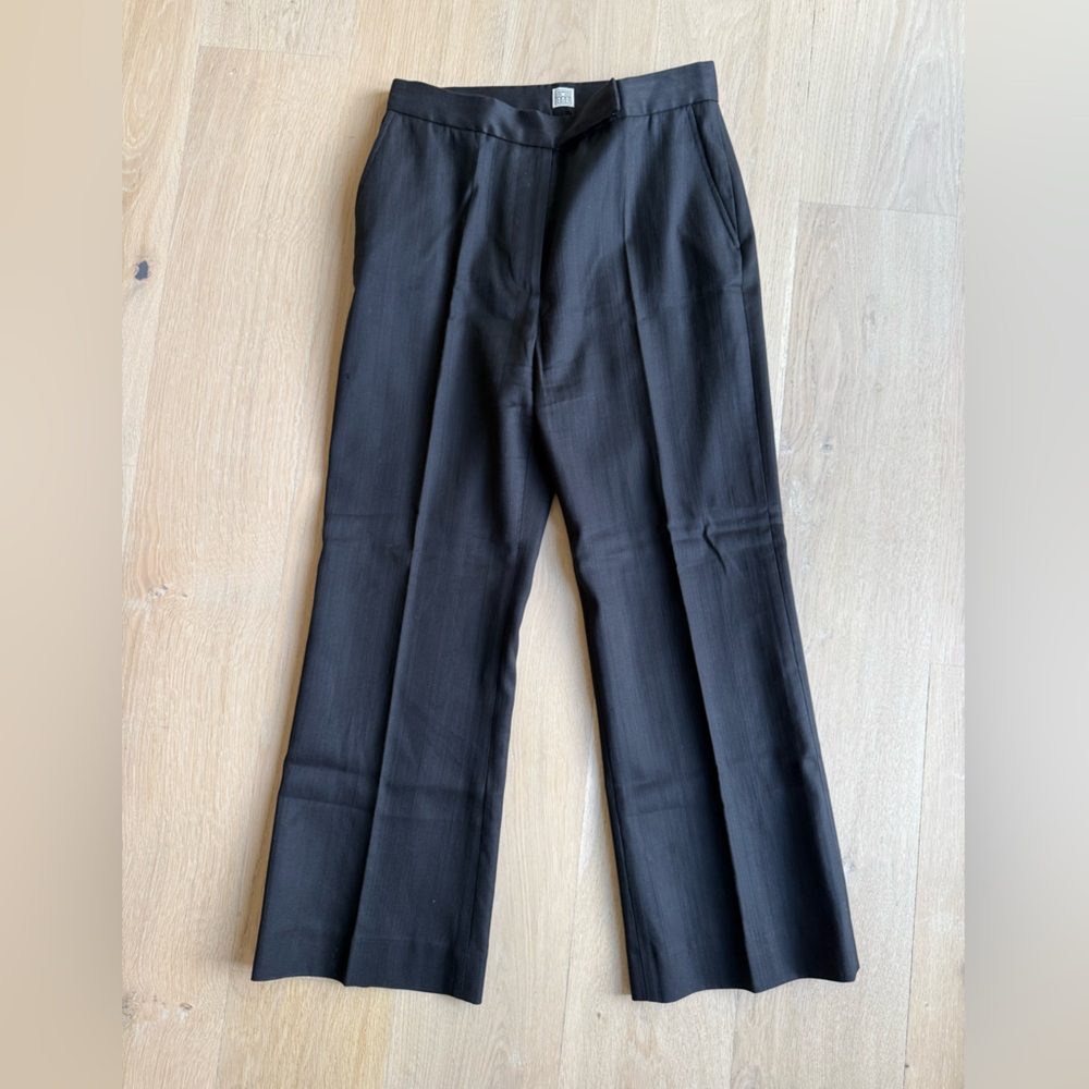 Toteme Black Ankle Pants